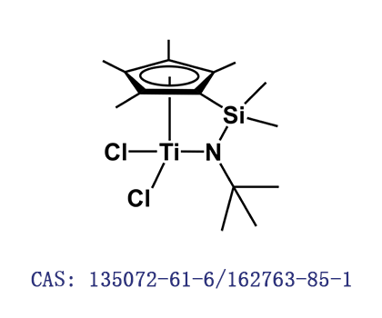 二氯[η(5):η(1)-N-二甲基(四甲基環(huán)戊二烯基)硅基(叔丁基)酰胺]鈦